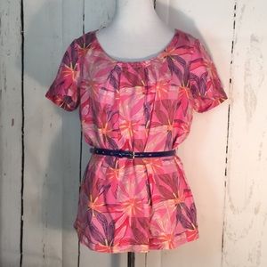 Lilly Pulitzer Silk floral blouse